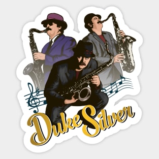 Duke Silver Sticker
